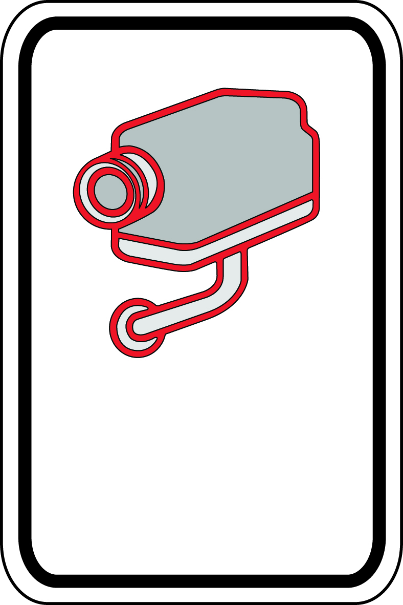 Het wettelijk voorziene pictogram. 