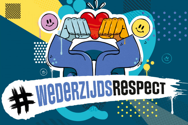 2 vuisten maken een check als een teken van respect