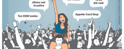 des jeunes en train de faire la fête