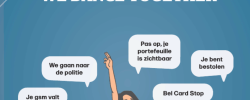 affiche campagne gauwdiefstal op festivals