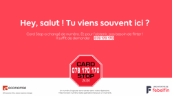 Numéro cardstop